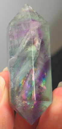 Fluorite store Crystal DT filled with rainbows